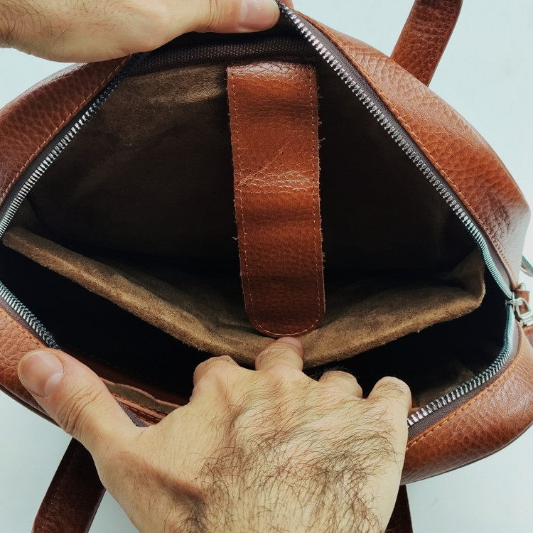 کیف دانشجویی چرم دایموند تبریز